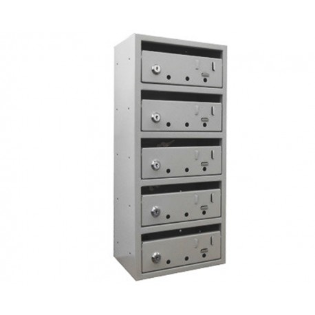 CUTIE POSTALA 5 MODULE SCARA BLOC 250x160x540H mm 