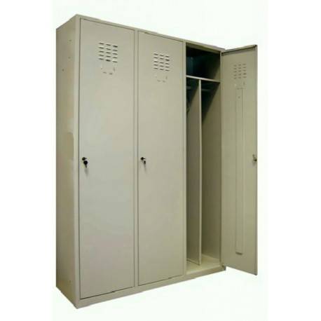 VESTIAR COMPARTIMENTAT CU 3 USI 1200X450X1800H mm
