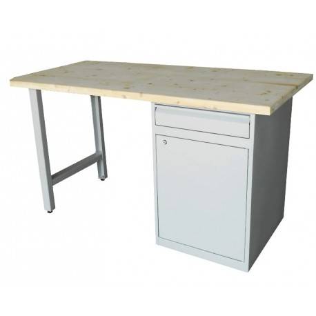 BANC DE LUCRU cu 1 sertar si 1 usa 1200x600x850H mm 2