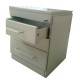 CASETIERA MOBILA CU 3 SERTARE, BLAT METAL 500x460x610H mm 