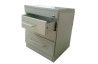 CASETIERA MOBILA CU 3 SERTARE, BLAT METAL 500x460x610H mm 