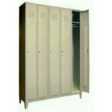 VESTIAR 5 USI CU PICIOARE 1200x450x1920H mm